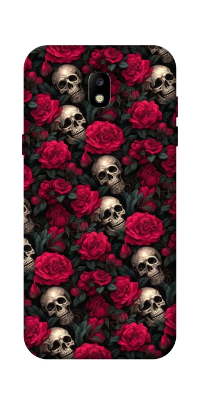 Чехол на Samsung Galaxy J5 (2017) Черепа и розы фото 1 из 1