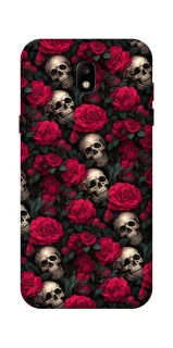 Чехол на Samsung Galaxy J5 (2017) Черепа и розы фото 1 из 1