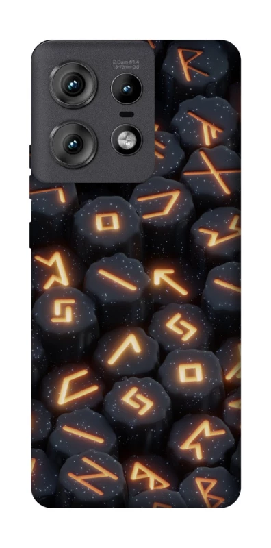Чехол на Motorola Edge 50 Pro Огненые руны фото 1 из 1