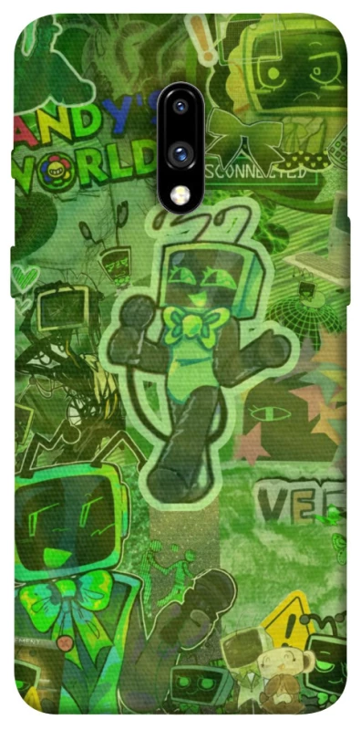 Чохол на OnePlus 7 Dandysworld tv green theme фото 1 з 1