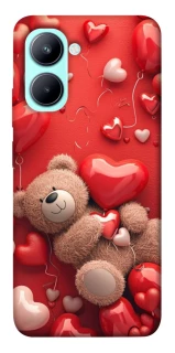 Чехол на Realme C33 bear in hearts фото 1 из 1
