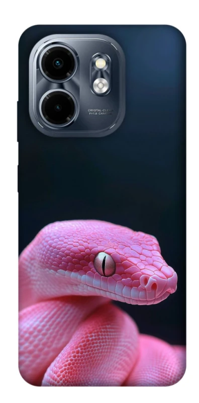 Чохол на Infinix Smart 9 4G / Hot 50i Рожева змія фото 1 з 1