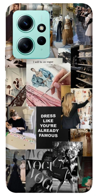 Чохол на Xiaomi Redmi Note 12 4G Fashion collage ver.11 фото 1 з 1