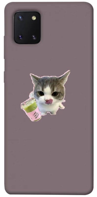 Чохол на Samsung Galaxy Note 10 Lite (A81) cat matcha фото 1 з 1