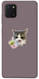 Чохол на Samsung Galaxy Note 10 Lite (A81) cat matcha фото 1 з 1