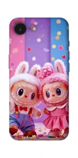 Чохол на Apple iPhone 17e (6.1") Labubu twins ver.3 фото 1 з 1
