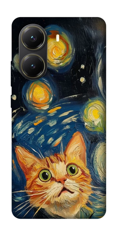 Чохол на Xiaomi Poco X7 Pro paint cat фото 1 з 1