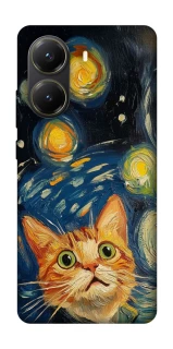 Чехол на Xiaomi Poco X7 Pro paint cat фото 1 из 1
