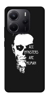 Чехол на Xiaomi Redmi Note 14 4G (Europe version) All Monsters are Human фото 1 из 1
