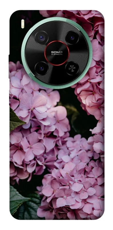 Чохол на ZTE Nubia V70 Max Рожеві гартензії фото 1 з 1