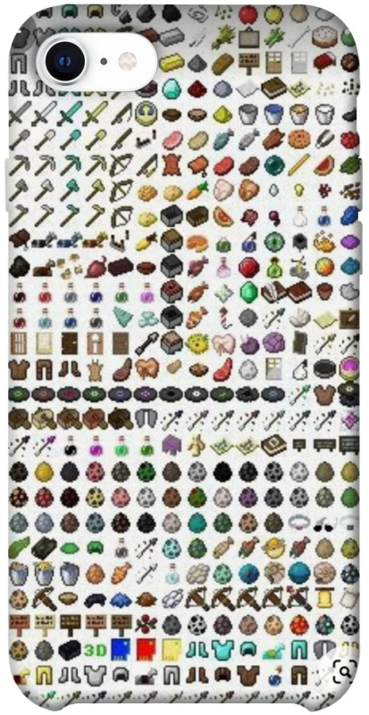 Чохол на Apple iPhone SE (2020) Minecraft v2 фото 1 з 1