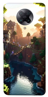 Чехол на Xiaomi Redmi K30 Pro / Poco F2 Pro Minecraft sunset фото 1 из 1