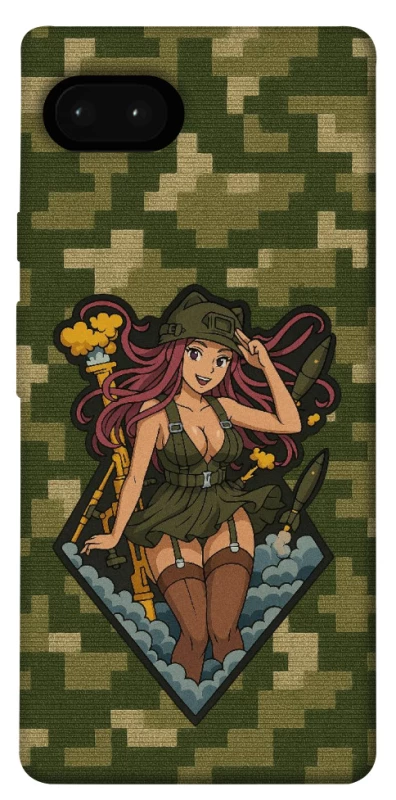 Чохол на Google Pixel 7a Military Waifu фото 1 з 1