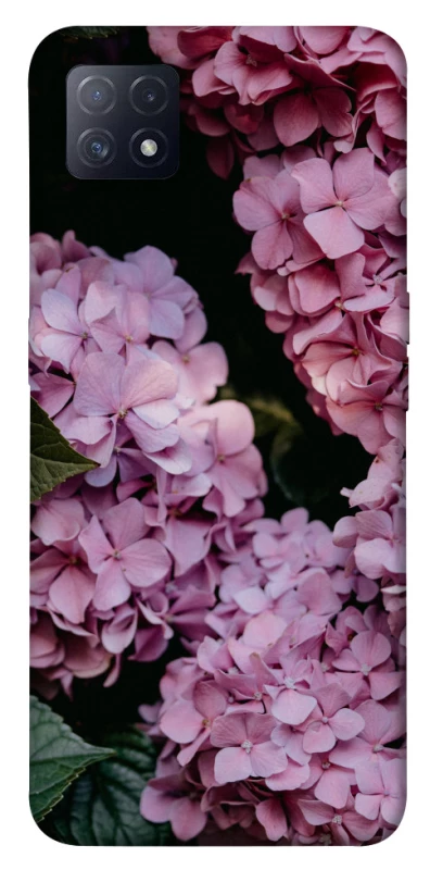 Чохол на Oppo A72 5G / A73 5G Рожеві гартензії фото 1 з 1