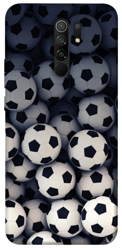 Чохол на Xiaomi Redmi 9 Футбольні м'ячи фото 1 з 1