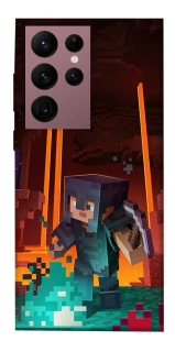 Чехол на Samsung Galaxy S22 Ultra Minecraft game adventure фото 1 из 1