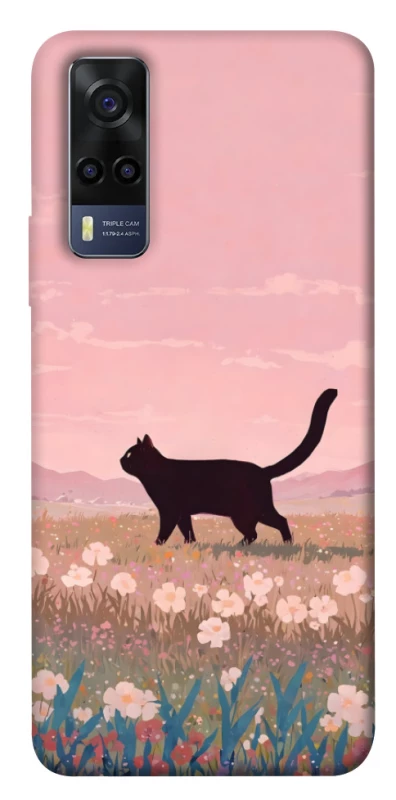Чохол на Vivo Y53s cat on a field фото 1 з 1