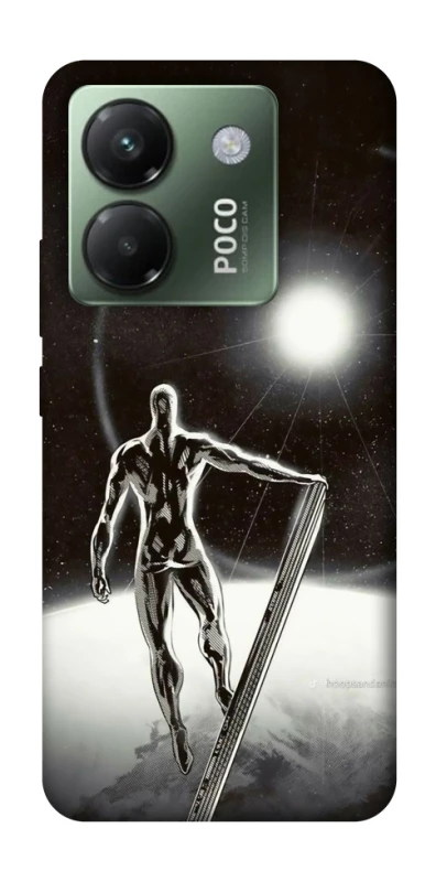 Чохол на Xiaomi Poco M7 pro 5G Срібний серфер фото 1 з 1