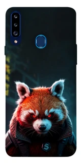 Чохол на Samsung Galaxy A20s Cyber Red Panda фото 1 з 1
