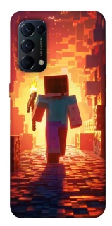 Чохол на Oppo Reno 5 4G Minecraft adventure фото 1 з 1