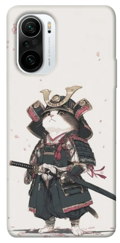 Чохол на Xiaomi Redmi K40 / K40 Pro / K40 Pro+ / Poco F3 Samurai Cat Warrior фото 1 з 1