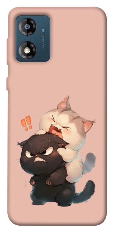 Чохол на Motorola Moto E13 Сat and cat фото 1 з 1