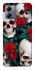 Чохол на Motorola Moto G14 skull and rose фото 1 з 1