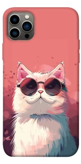 Чехол на Apple iPhone 12 Pro (6.1") Сat with glasses фото 1 из 1