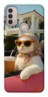 Чехол на Motorola Moto E40 Stylish Cat Cruise фото 1 Чехол на Motorola Moto E40 Stylish Cat Cruise фото 1 из 1