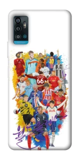 Чехол на ZTE Blade A71 Football Abstract v2 фото 1 из 1