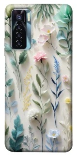 Чехол на TECNO Camon 17 Pro Floral design ver.3 фото 1 из 1