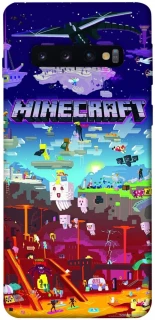 Чехол на Samsung Galaxy S10 Minecraft world фото 1 из 1