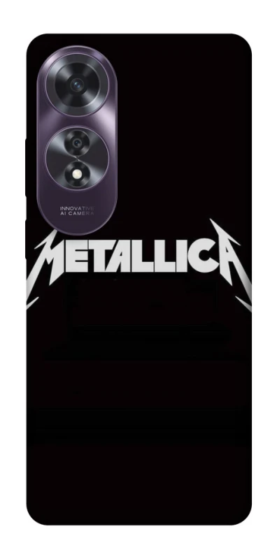 Чехол на Oppo A60 Metallica logo фото 1 Чехол на Oppo A60 Metallica logo фото 1 из 1