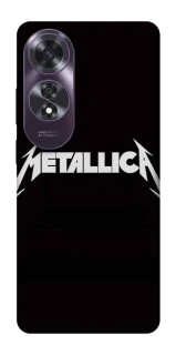 Чехол на Oppo A60 Metallica logo фото 1 Чехол на Oppo A60 Metallica logo фото 1 из 1