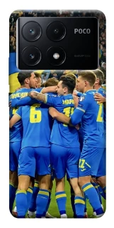 Чехол на Xiaomi Poco X6 Сборная Украины v3 фото 1 из 1