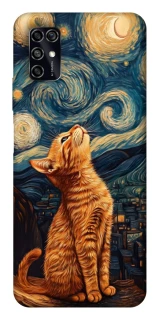Чехол на ZTE Blade V2020 Smart van gogh cat фото 1 из 1