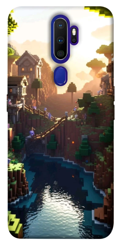 Чохол на Oppo A5 (2020) / Oppo A9 (2020) Minecraft sunset фото 1 з 1