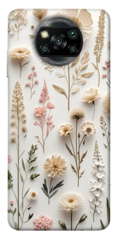 Чохол на Xiaomi Poco X3 NFC / Poco X3 Pro Floral design ver.1 фото 1 з 1
