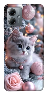 Чохол на Motorola Moto G14 Christmas Kitty фото 1 з 1
