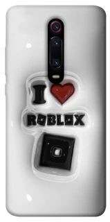 Чохол на Xiaomi Redmi K20 / K20 Pro / Mi9T / Mi9T Pro I love Roblox фото 1 з 1