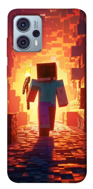 Чохол на Motorola Moto G23 Minecraft adventure фото 1 з 1