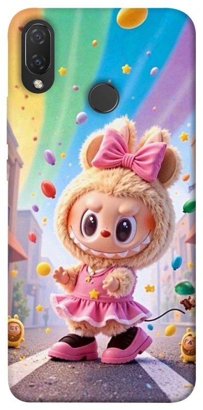 Чохол на Huawei P Smart+ (nova 3i) Labubu rainbow фото 1 з 1