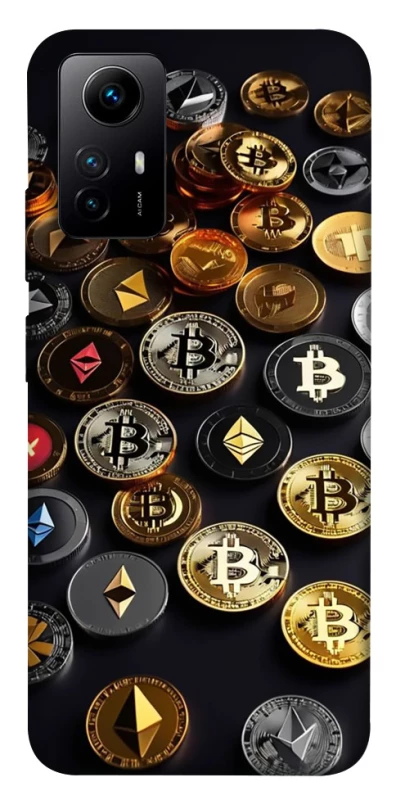 Чехол на Xiaomi Redmi Note 12S Many coins фото 1 из 1