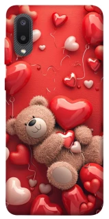Чохол на Samsung Galaxy A02 bear in hearts фото 1 з 1