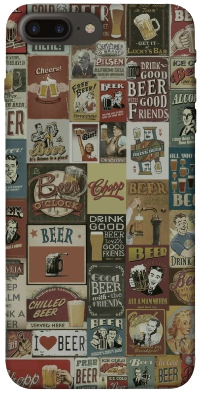 Чохол на Apple iPhone 7 plus / 8 plus Retro collage ver.1 фото 1 з 1