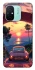 Чехол на Xiaomi Redmi 12C / Poco C55 Porsche at sunset фото 1 из 1