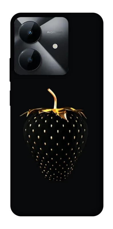 Чехол на Realme Note 60x Черная клубника фото 1 из 1