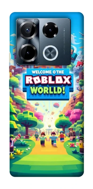 Чехол на Infinix Note 40 Pro 4G Roblox World фото 1 из 1