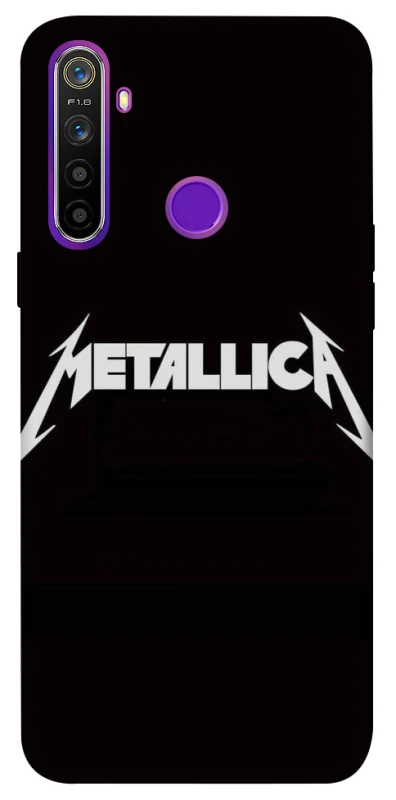 Чехол на Realme 5 Metallica logo фото 1 Чехол на Realme 5 Metallica logo фото 1 из 1