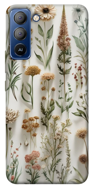 Чехол на TECNO Pop 5 LTE Floral design ver.2 фото 1 из 1